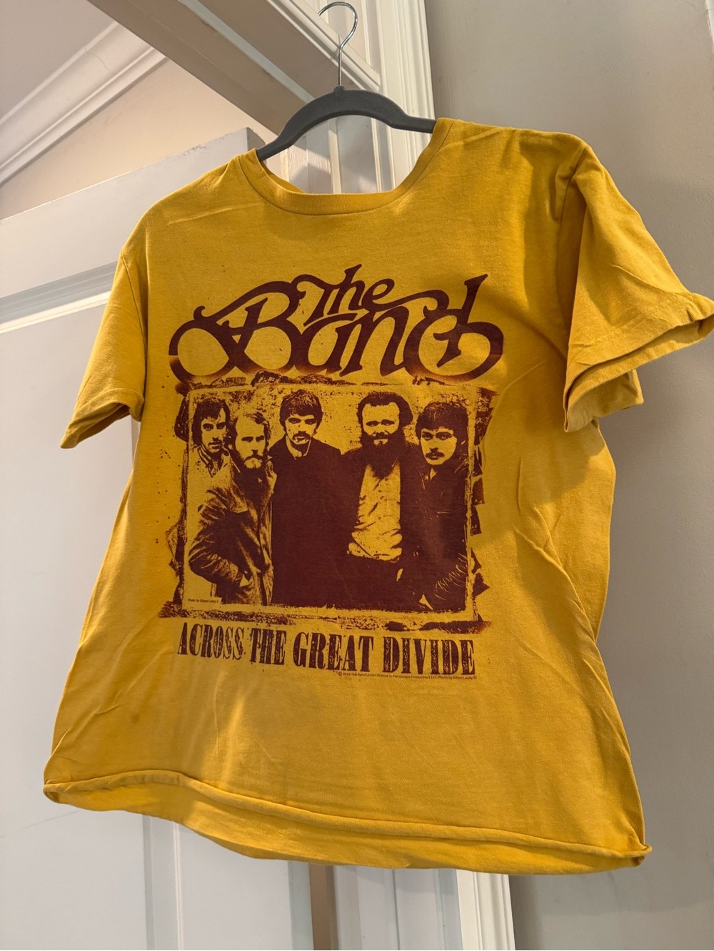 The Band Graphic Tee - Mustard Yellow Short Sleeve
